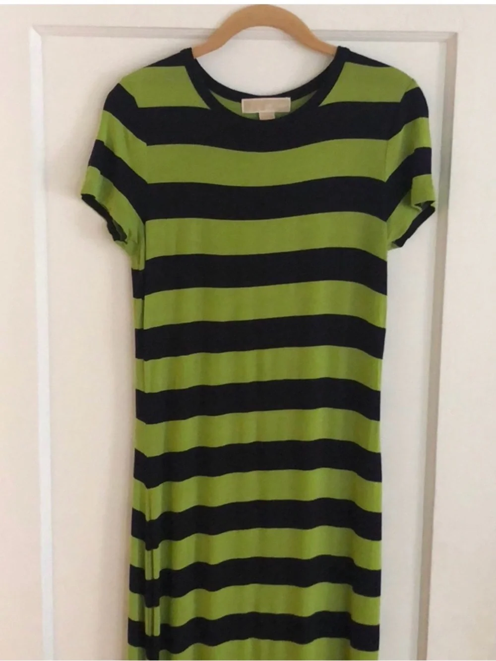 Michael Kors striped maxi dress